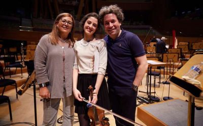 Gabriela Ortiz: gira de conciertos para violín dirigida por Gustavo Dudamel